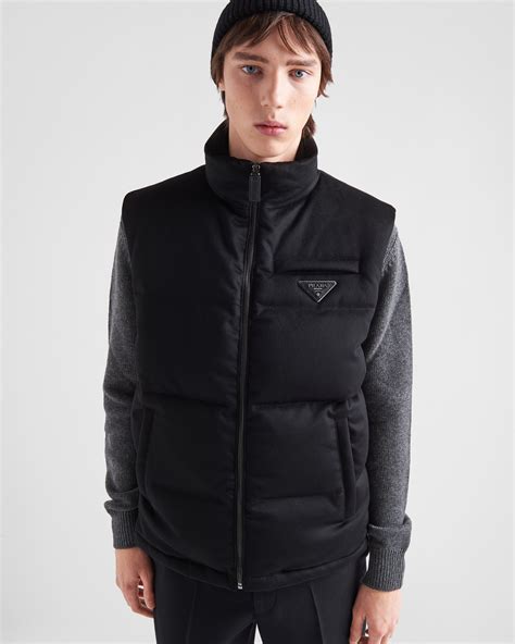 prada puffer vest men|Prada puffer jacket cropped.